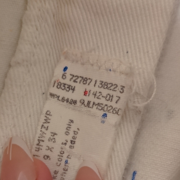 Wrangler vintage white paint splatter cowboy cut high rise slim taper leg jeans - Picture 9 of 10